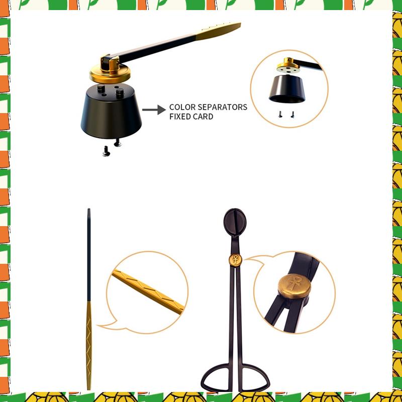 Wick Dipper Tool - プロフェッショナルツール 4PCS キャンドルケアキット、キャンドル芯トリマーカッター、キャンドル消火器、芯ディッパー、キャンドルアクセサリー S