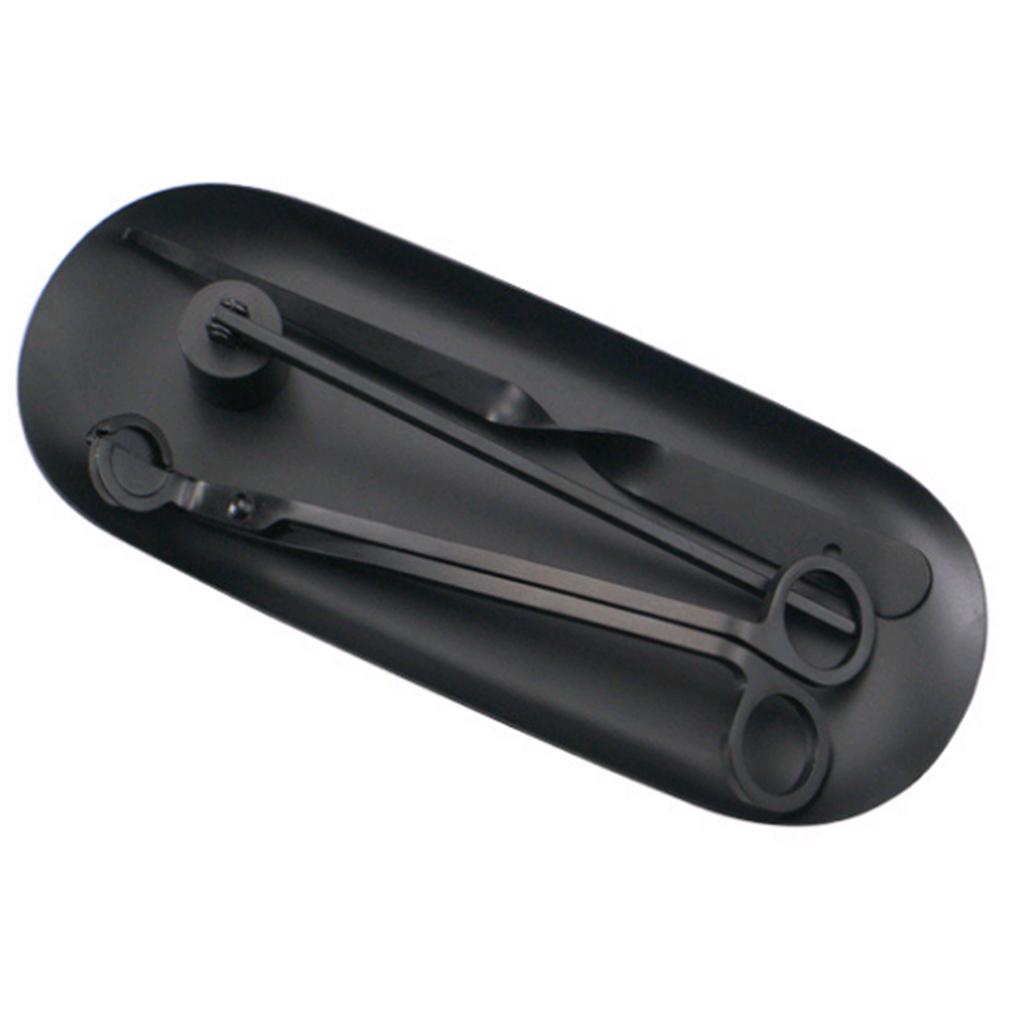 Wick Dipper Tool - キャンドル芯トリマーとディッパー ステンレス製セット 装飾用キャンドルホルダー用キャンドルスナッファーツール