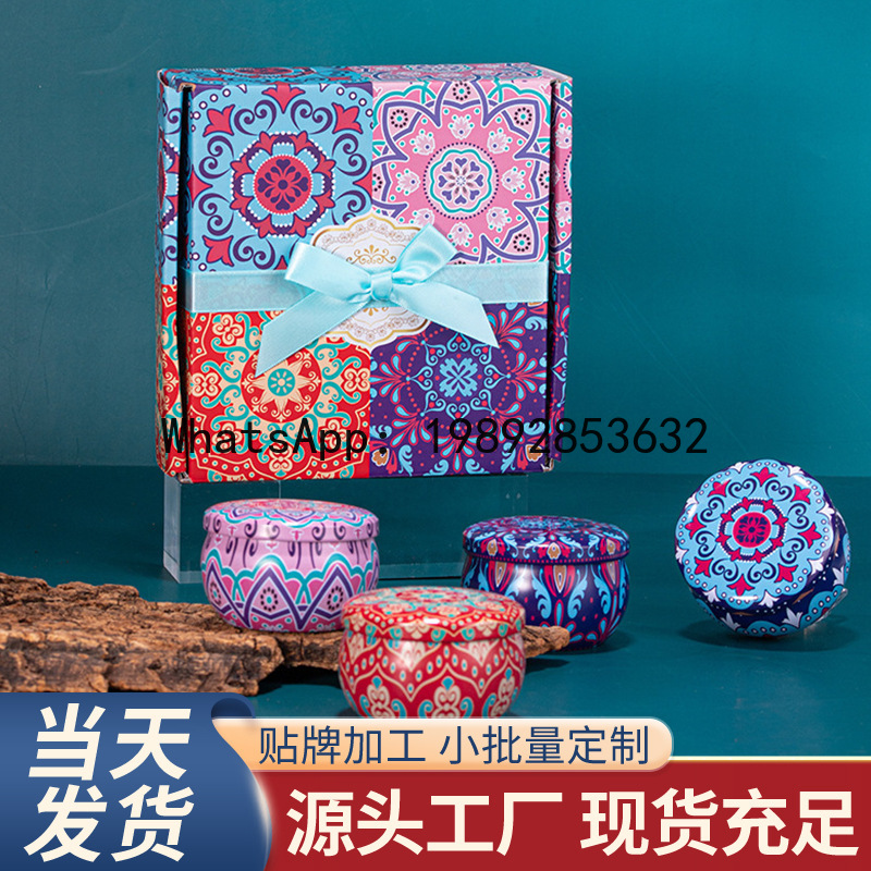 Candle Supplies Essential Oils - LZギフト大豆ワックス植物性エッセンシャルオイルドライフラワー缶入りアロマキャンドルホリデー用品