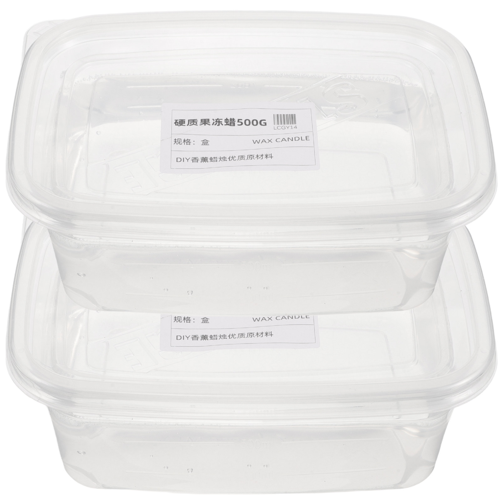 Candle Making Supplies For Beginners - キャンドル作り用クリアジェルワックス 1kg/2.2lb 透明ジェルワックス 高密度素材 DIY手作り香り付きキャンドルカップ用品