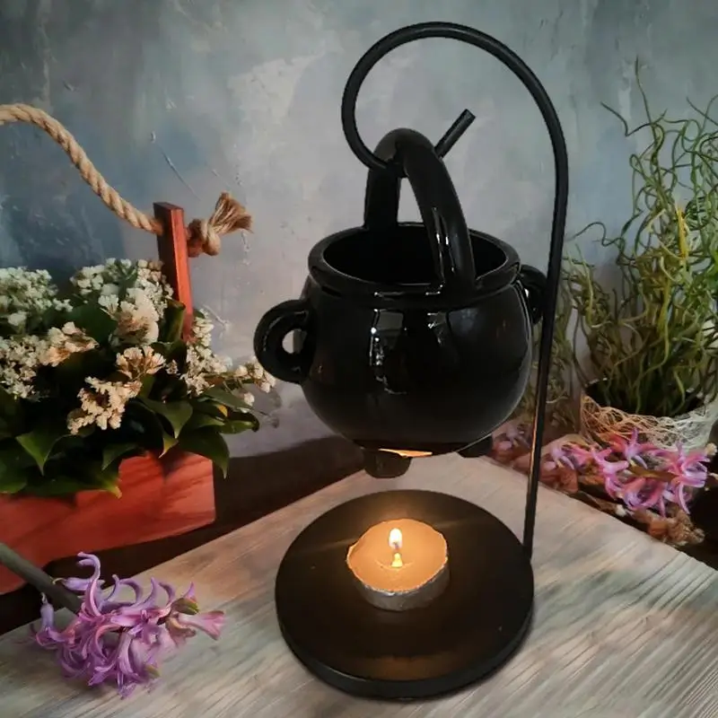 Candle Supplies Essential Oils - 吊り下げ式カウドルンワックスバーナー魔女用釜ポットキャンドルホルダー魔術用品エッセンシャルオイル香アロマディフューザーホームデコレーション