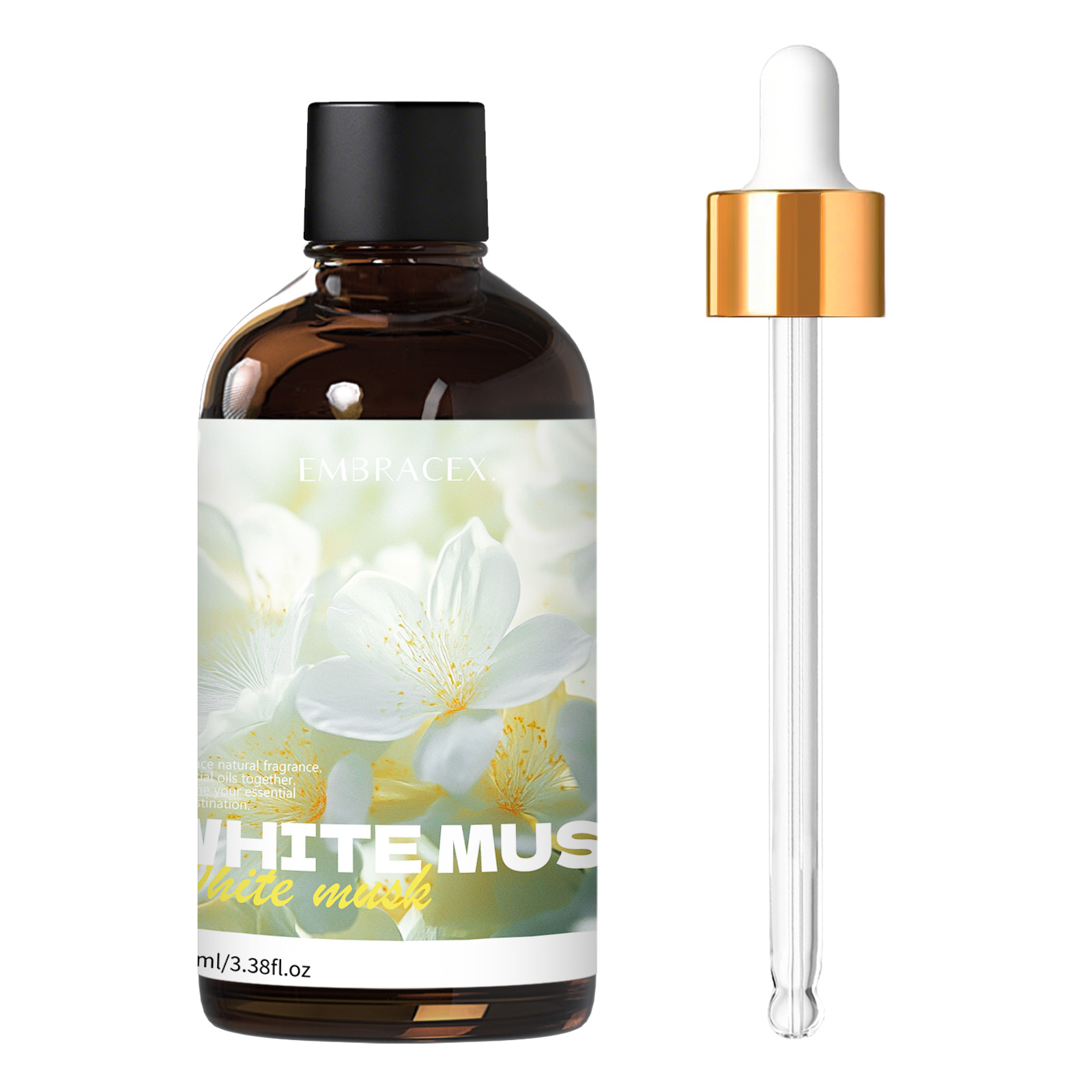 100ml ホワイトムスク天然植物エッセンシャルオイル ディ - Candle Supplies Essential Oils のレビューと価格