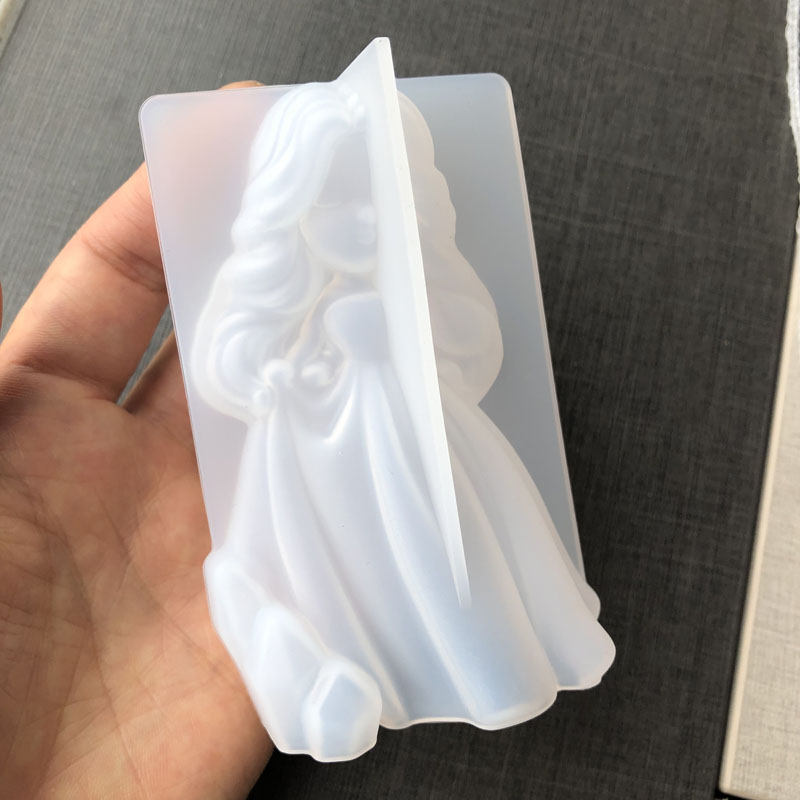3D かわいいプリンセスシリコーンキャンドルモールド天使の女 - Candle Making Supplies For Beginners のレビューと価格