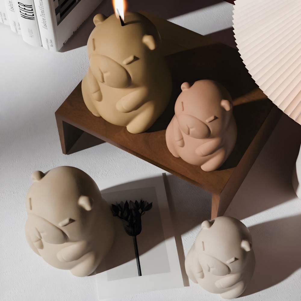 立ちカピバラ香りキャンドルシリコーン型 3D 動物樹脂石膏作 - Candle Making Supplies For Beginners のレビューと価格