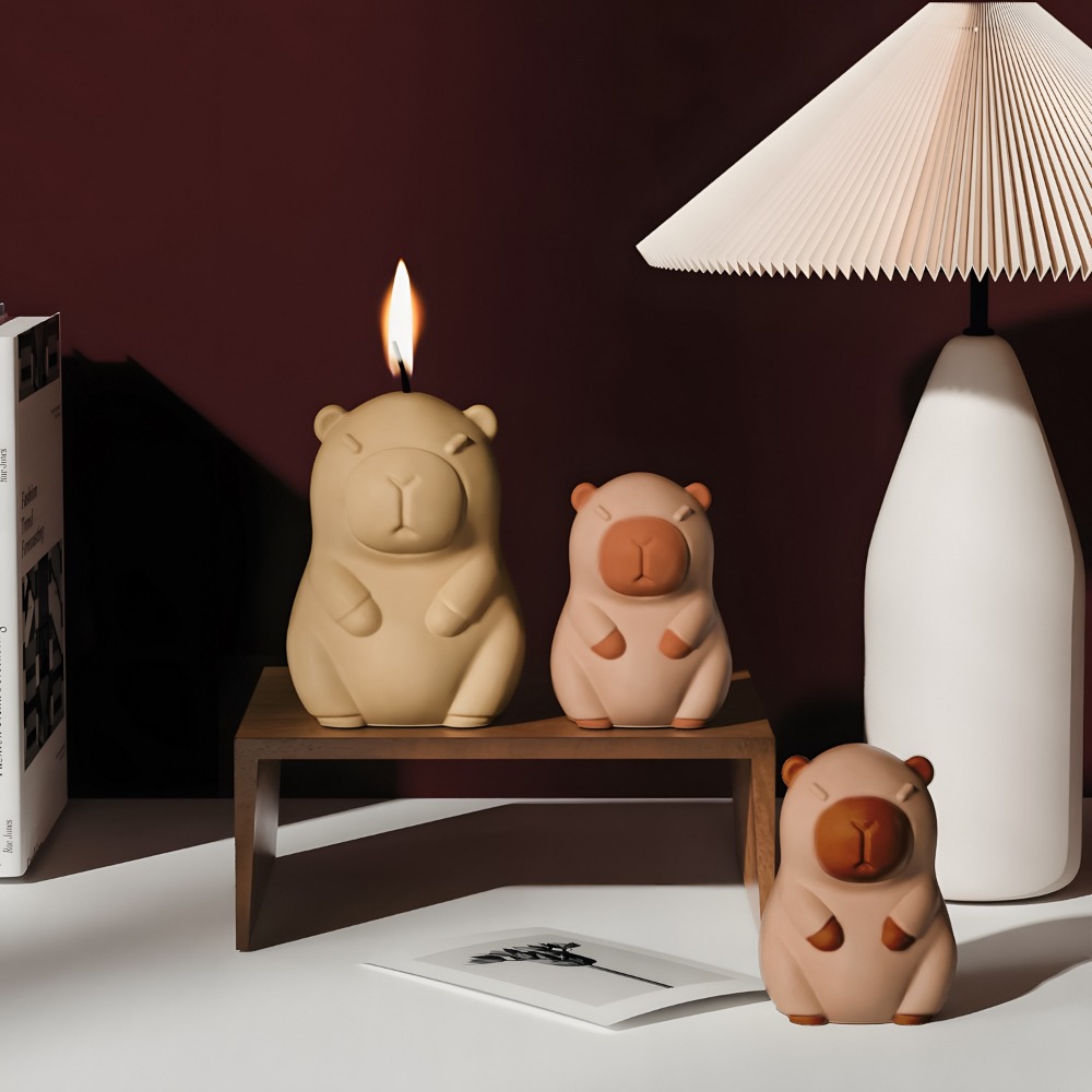 立ちカピバラ香りキャンドルシリコーン型 3D 動物樹脂石膏作 - Candle Making Supplies For Beginners のレビューと価格
