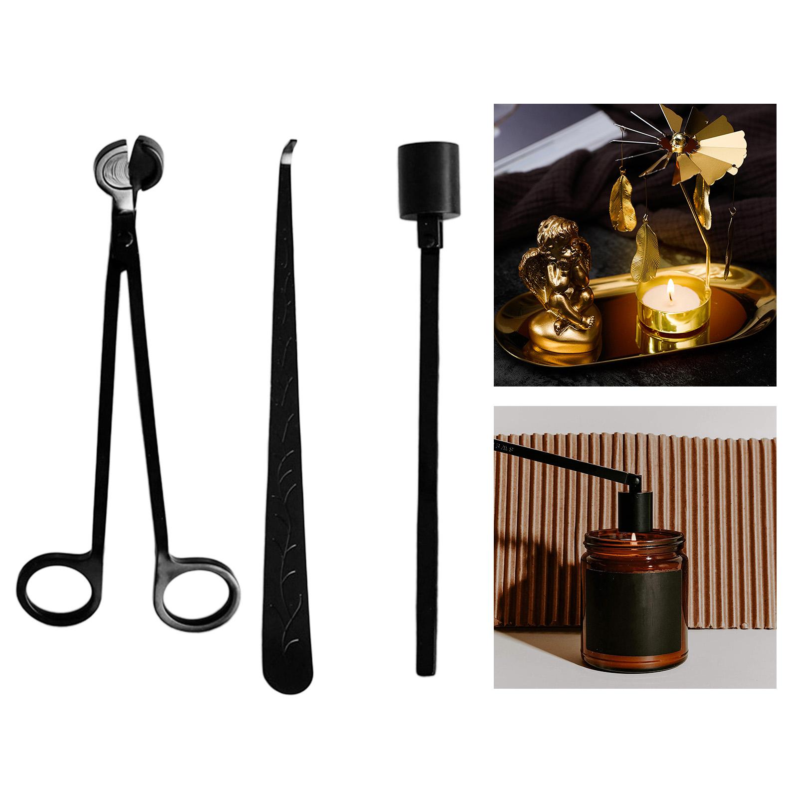 黒色ステンレス製キャンドルウィック消火器ディッパーツールアク - Wick Dipper Tool のレビューと価格