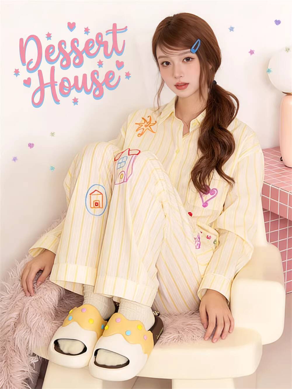 レディースサマースリッパ 可愛いアイスキャンディー型スライド - Candle Shop のレビューと価格
