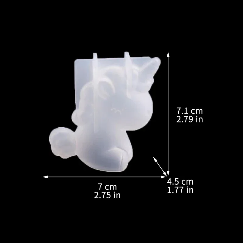 3D 幾何学的なシリコーンユニコーン猫鹿クマ型ソープキャンド - Candle Making Supplies For Beginners のレビューと価格