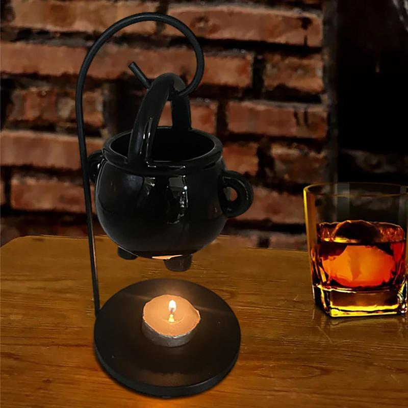 ぶら下げ大釜ワックスバーナー魔女大釜ポットキャンドルホルダー - Candle Supplies Essential Oils のレビューと価格