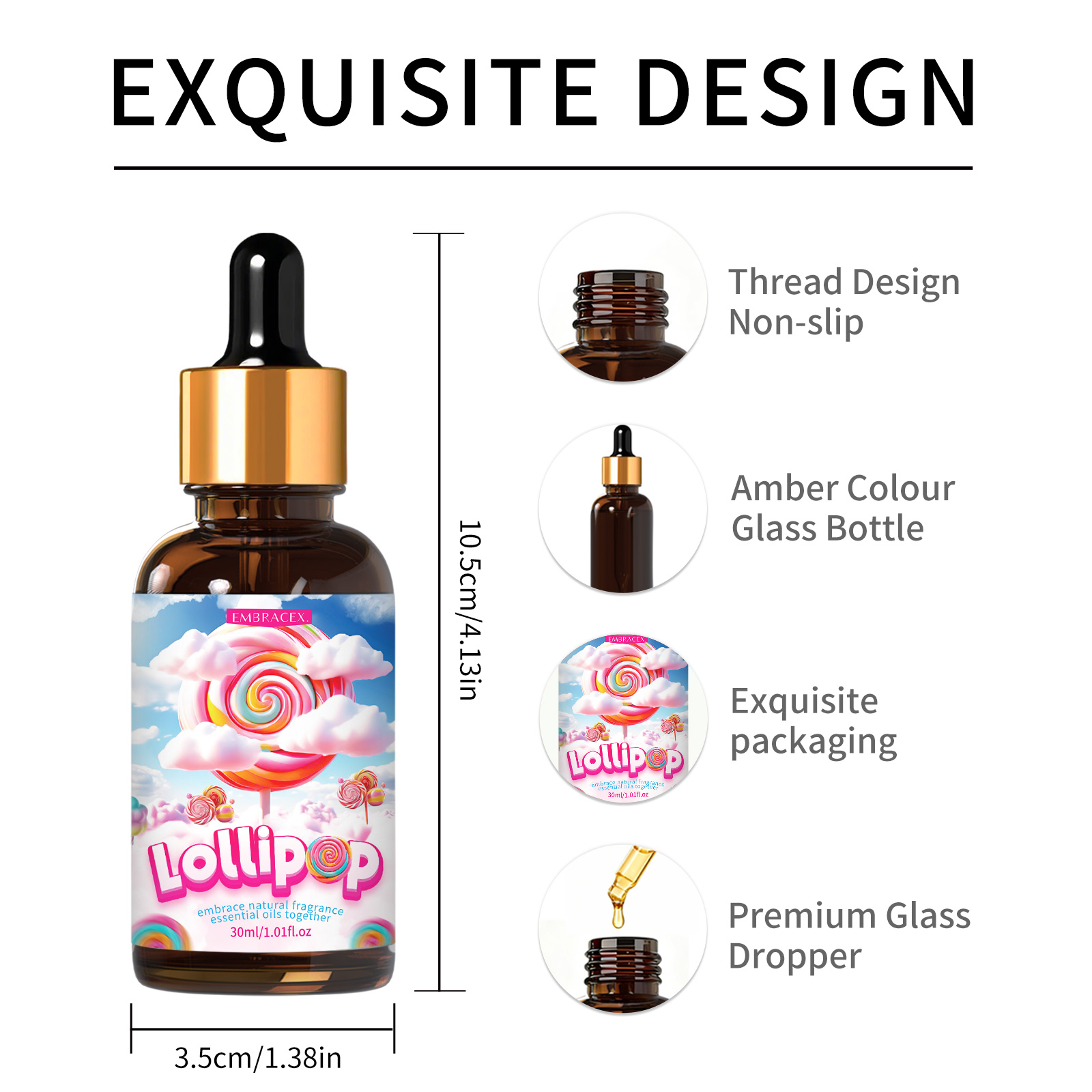 30ml ロリポップエッセンシャルオイル 香り付き車用芳香剤 - Candle Supplies Essential Oils のレビューと価格