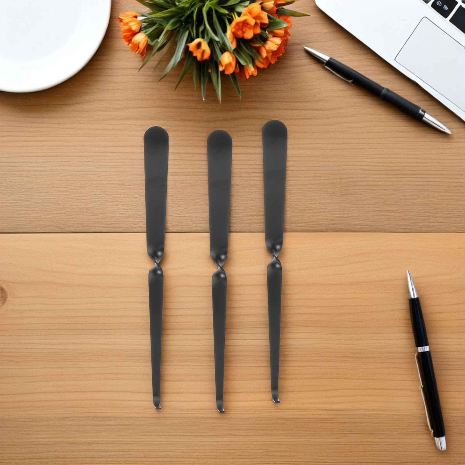 3個入り ウィック消火フック ブラックステンレス鋼製 ツイス - Wick Dipper Tool のレビューと価格
