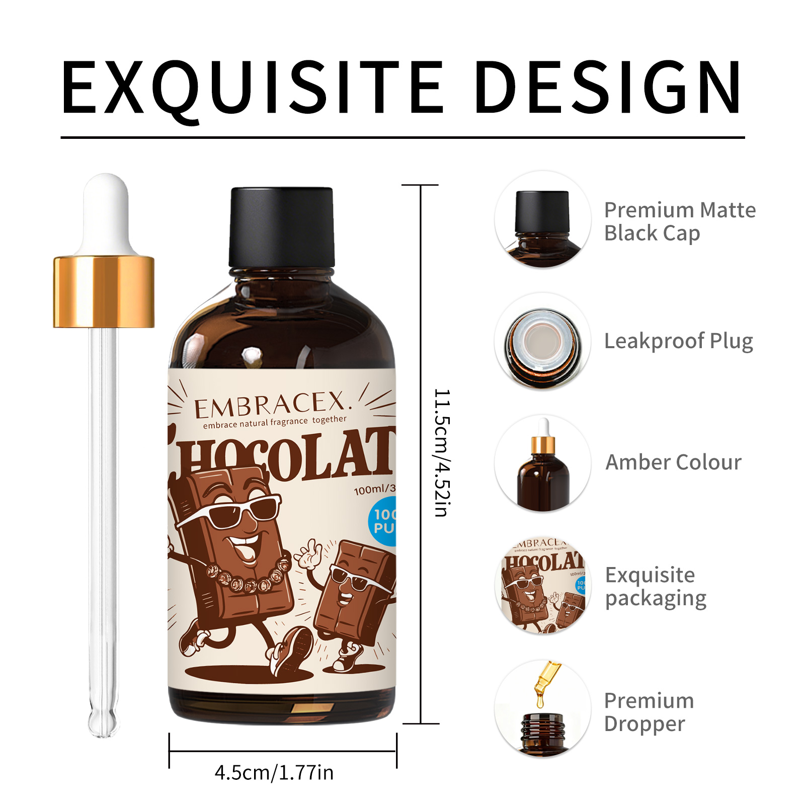 100ml チョコレートエッセンシャルオイル ディフューザー - Candle Supplies Essential Oils のレビューと価格
