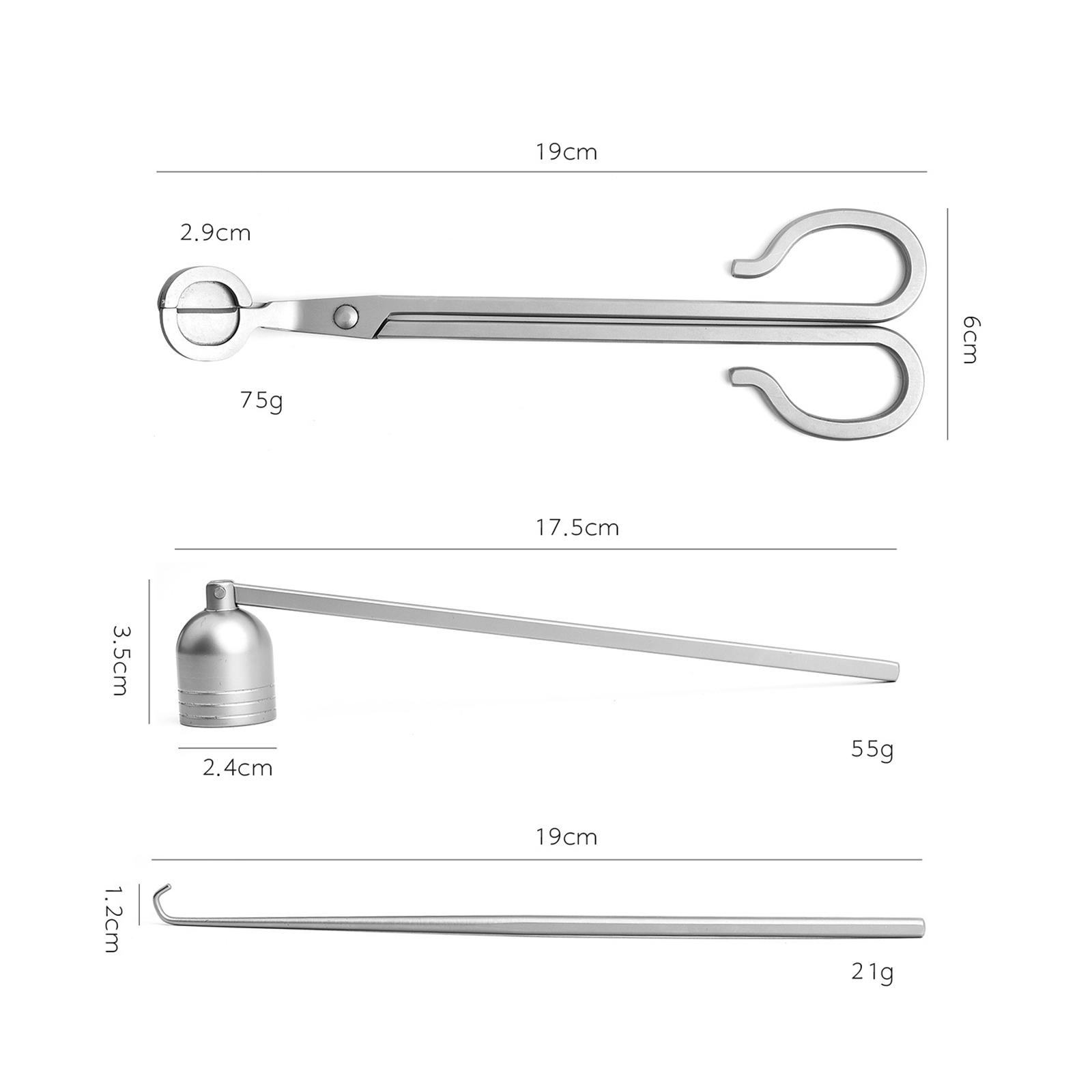 キャンドル芯トリミングツール3個セット、キャンドル愛好家のた - Wick Dipper Tool のレビューと価格