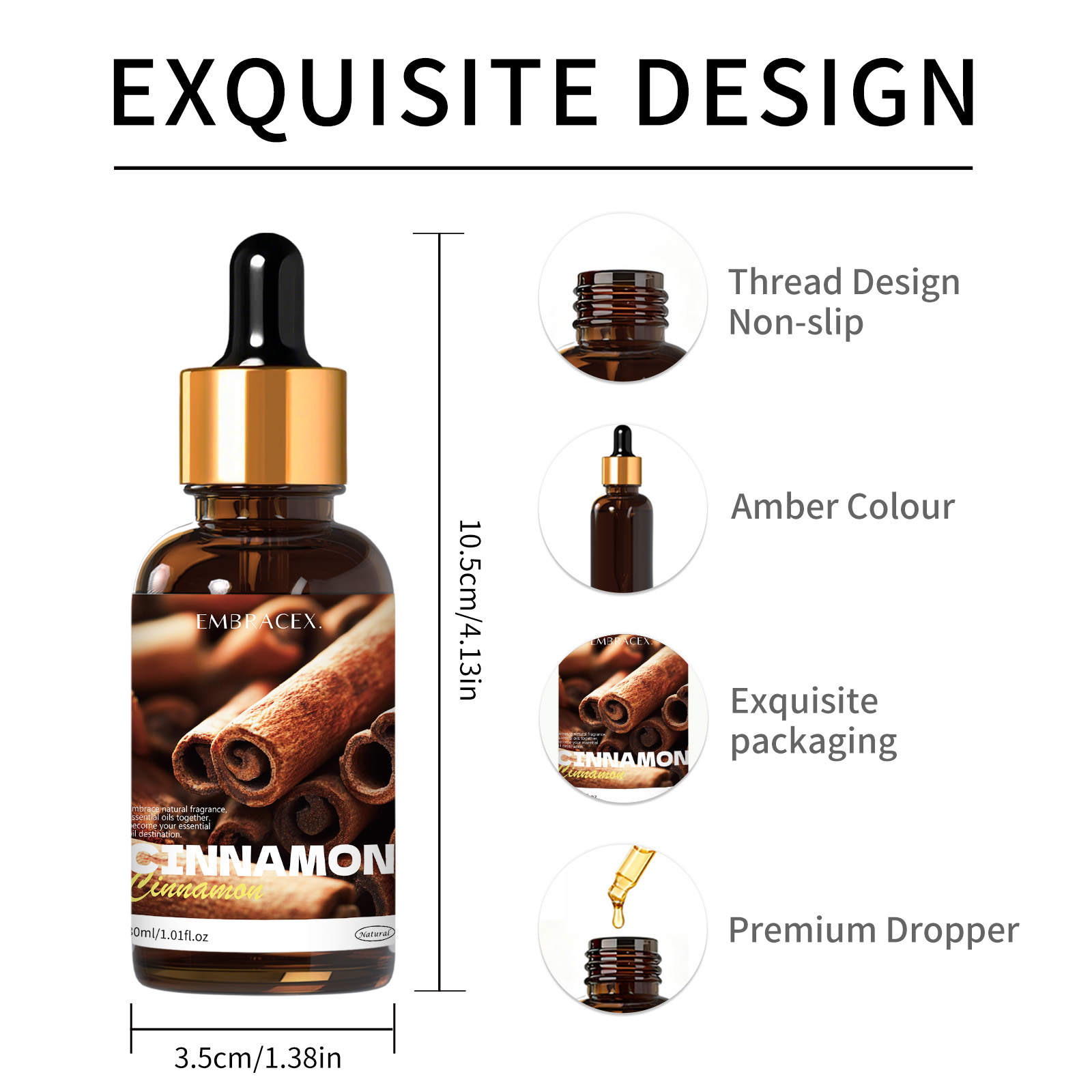 30ml シナモン植物エッセンシャルオイル カー用品、ディフ - Candle Supplies Essential Oils のレビューと価格