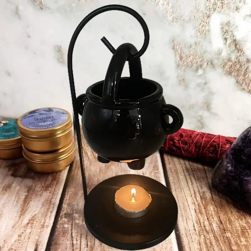 吊り下げ式カウドルンワックスバーナー魔女用釜ポットキャンドル - Candle Supplies Essential Oils のレビューと価格