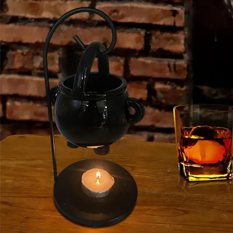 吊り下げ式カウドルンワックスバーナー魔女用釜ポットキャンドル - Candle Supplies Essential Oils のレビューと価格