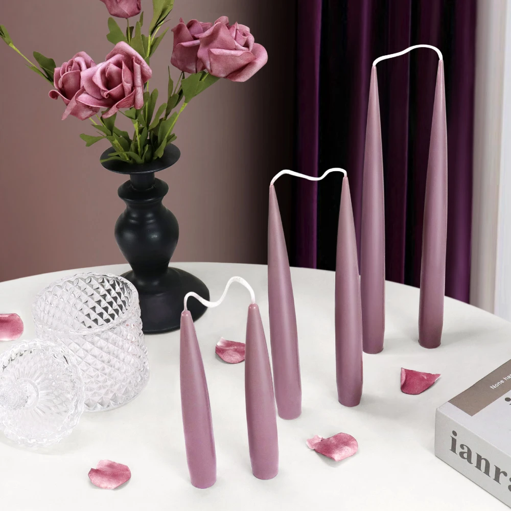ダブル尖った柱キャンドルアクリルモールド接続シリンダーキャン - Candle Making Supplies For Beginners のレビューと価格