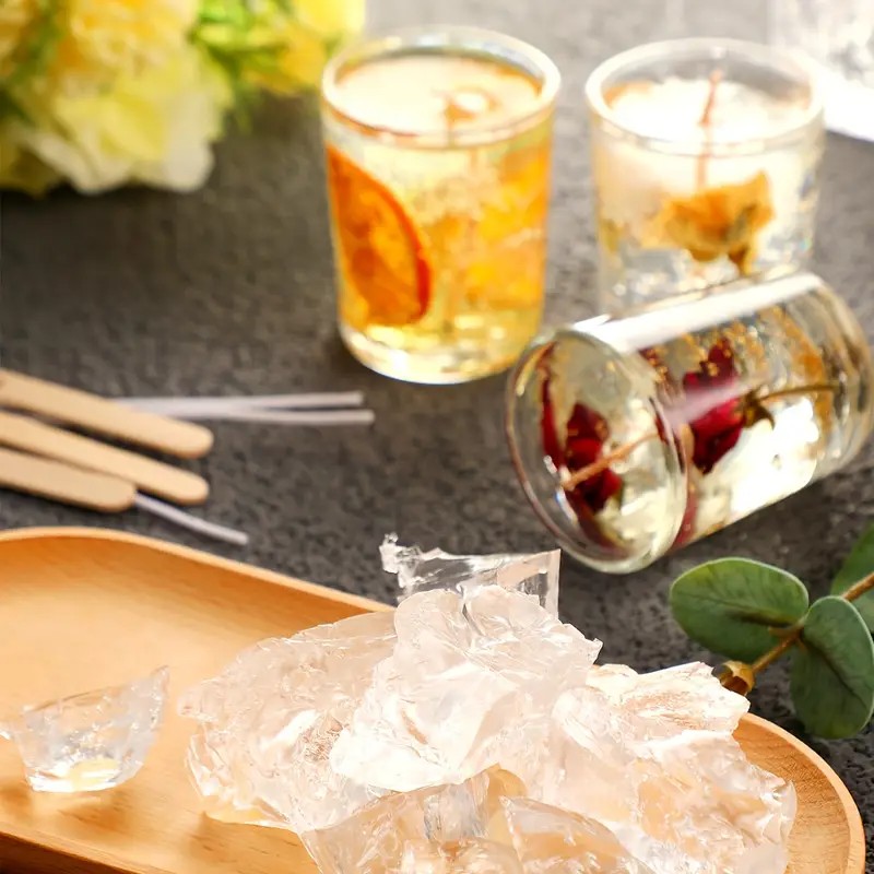 透明クリスタルワックス、ゼリーワックス、クラフト DIY キ - Candle Making Supplies For Beginners のレビューと価格